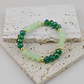 Dark Green & 18K Gold Plated Lucky Bracelet Set – St. Patty’s Edition