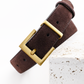Chocolate Suede Belt