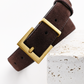 Chocolate Suede Belt