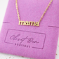 Dainty Mama Necklace – 18K Gold Plated