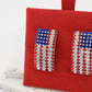 American Sparkle Stud Earrings