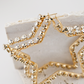 Gold Rhinestone Star Statement Hoops