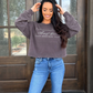 Closet Den Sweatshirt (Dark Brown)
