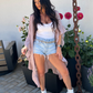 Mauve Ruffled Duster
