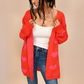 Pink & Red Heart Cardigan