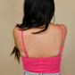 Madelyn Hot Pink Rhinestone Bodysuit