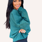 Star Patch Crewneck Sweatshirt – Dark Green