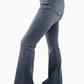 Ultra High Rise Black Flare Jeans