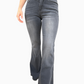 Ultra High Rise Black Flare Jeans