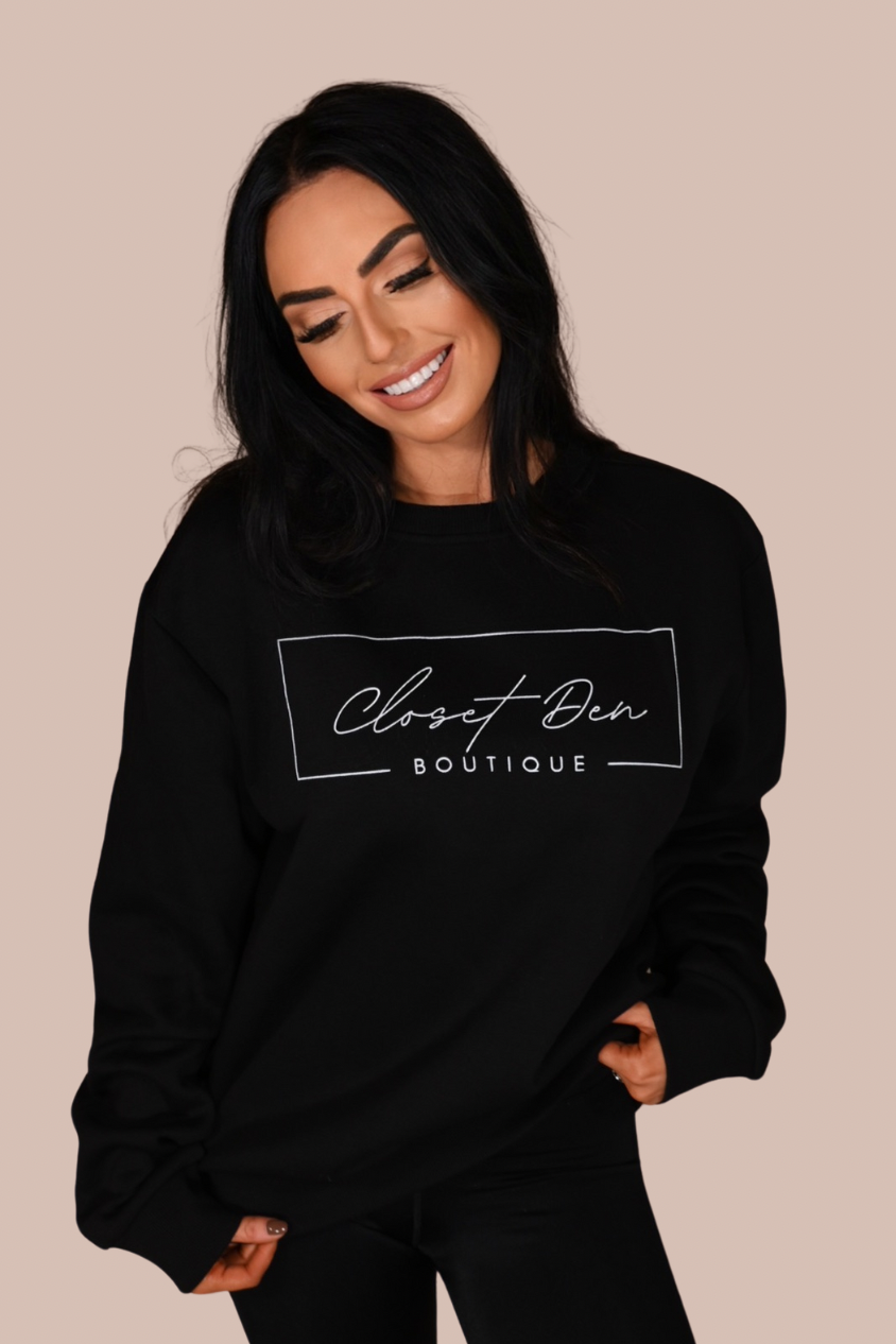 Closet Den Sweatshirt (Black)