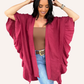 Maroon Ruffled Duster