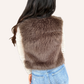 Espresso Faux Fur Vest