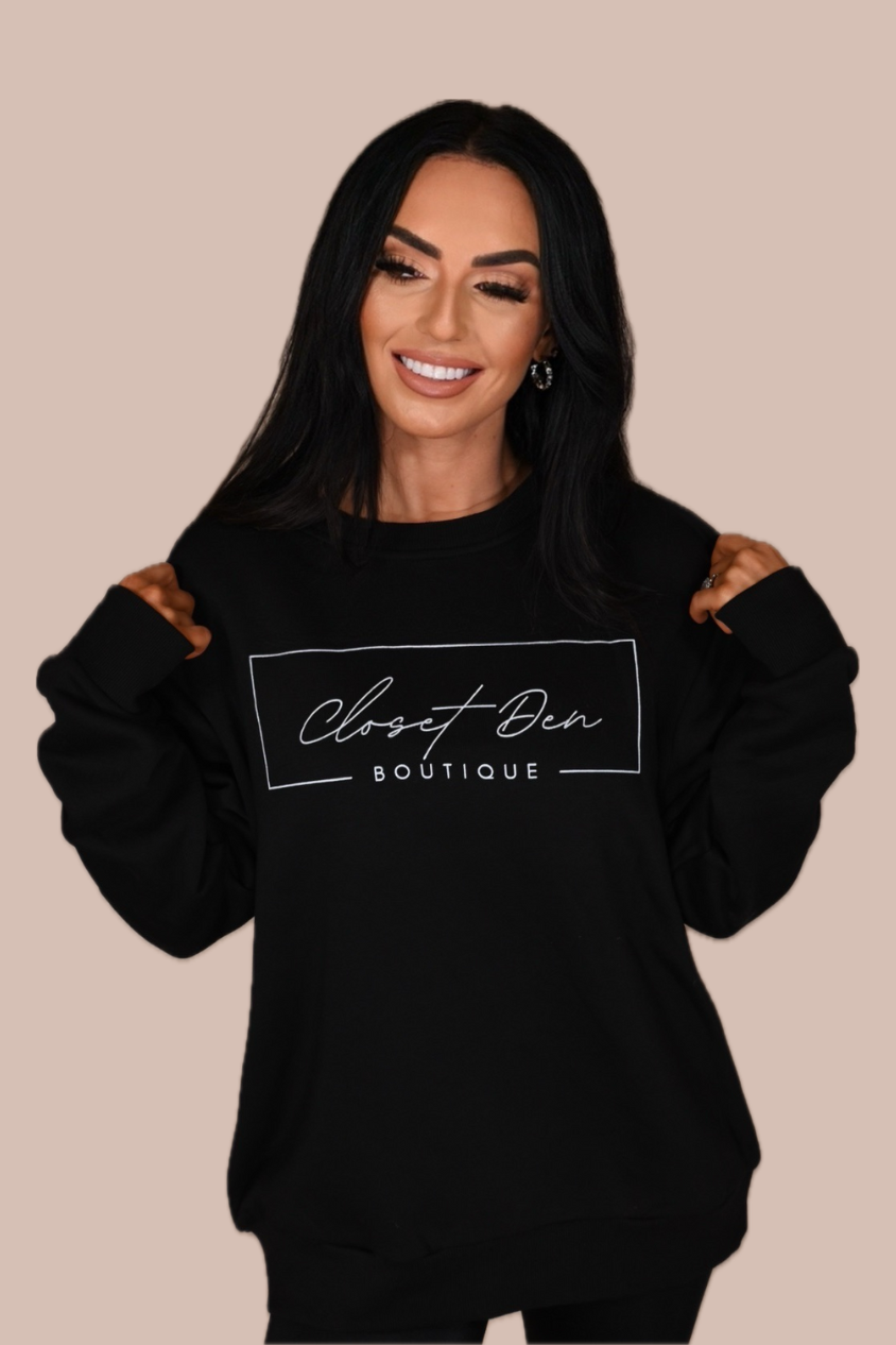 Closet Den Sweatshirt (Black)