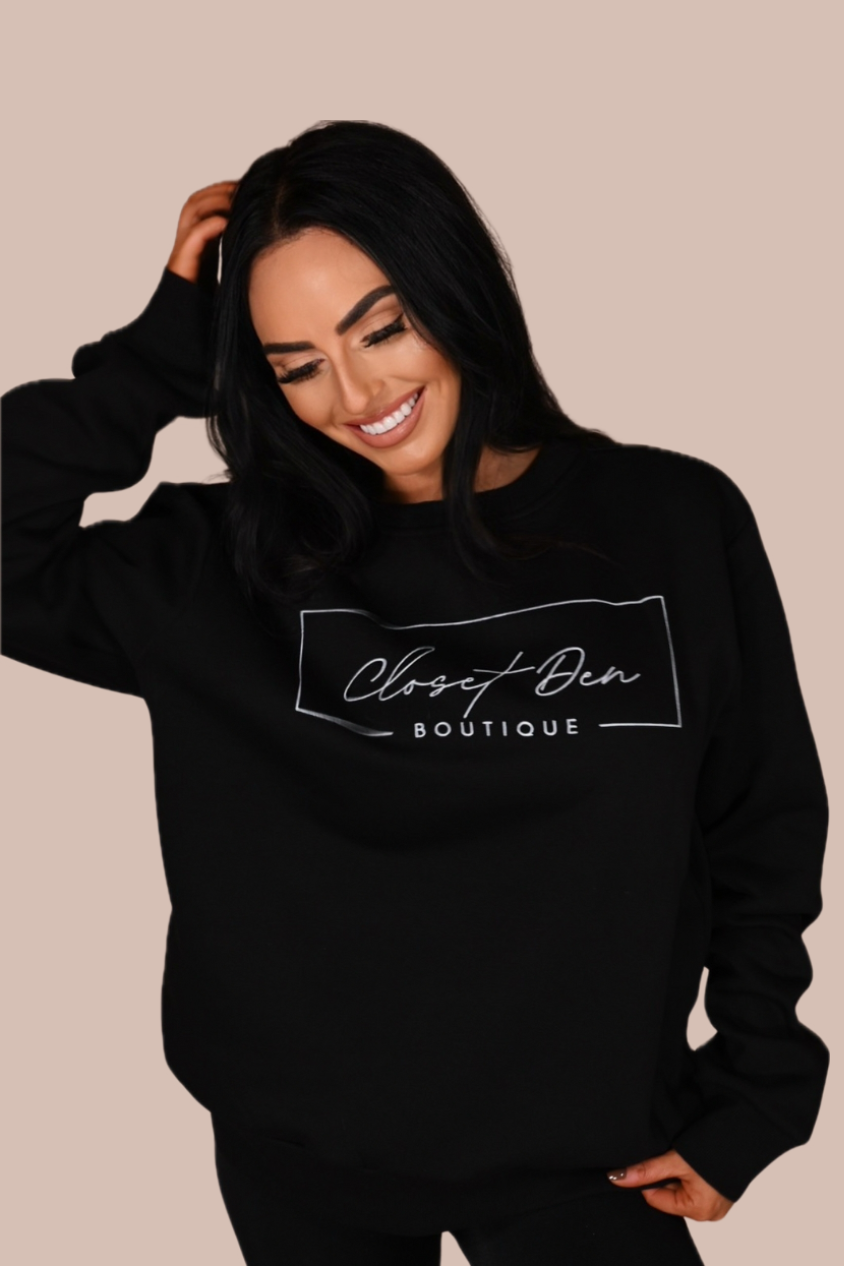 Closet Den Sweatshirt (Black)