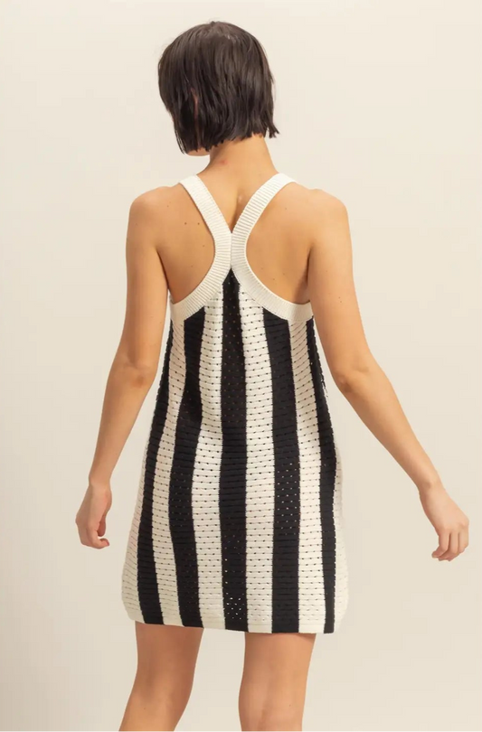 Black Stripe Dress