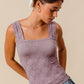 Dusty Lavender Floral Seamless Tank