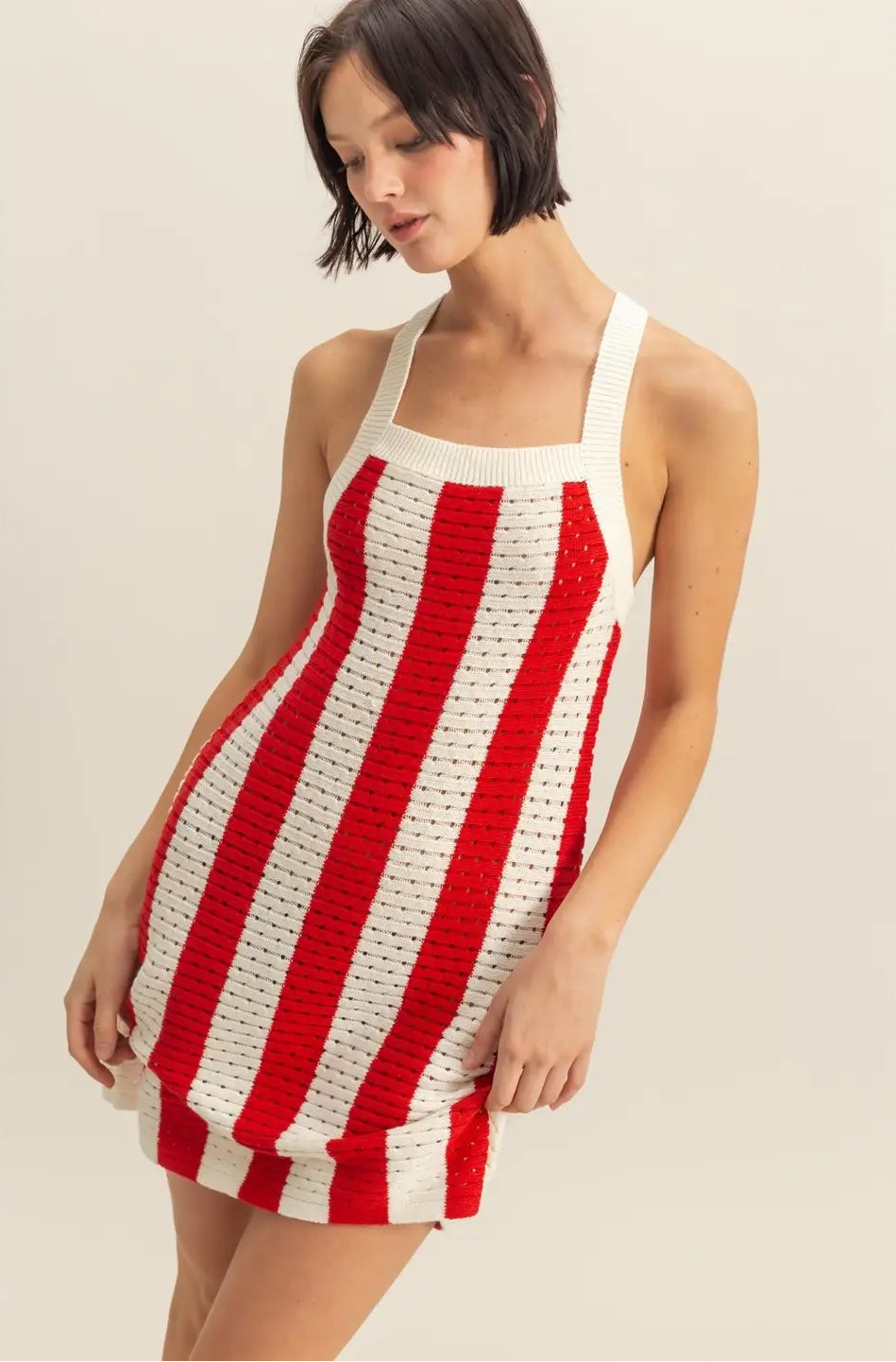Red Stripe Dress