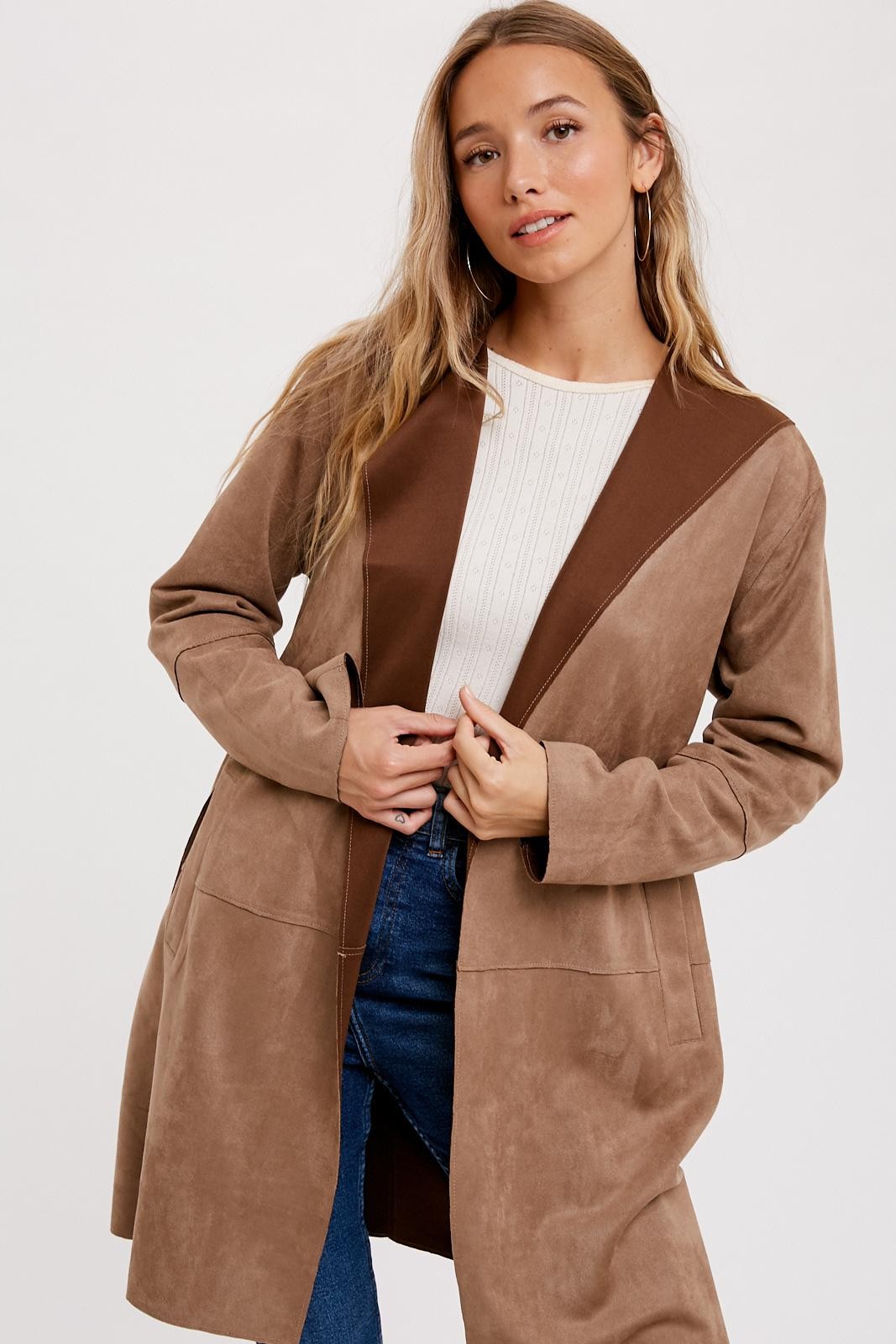 Melissa Mocha Hooded Jacket